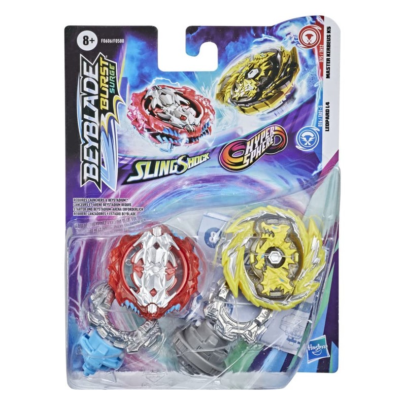 Beyblade Bey SS Leopard L4 N HS Master Kerbeus K5