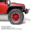 4pcs 1.9" 10 Hole Fashion Alloy Beadlock Wheel Hubs for