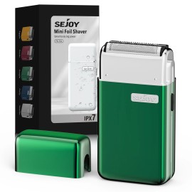 SEJOY Men's Electric Razor Foil Waterproof Cordless Shaver Trimmer Wet & Dry