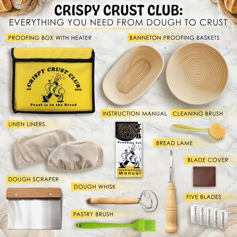 Bread Proofing Box & Sourdough Kit, Sourdough Proofing Box &