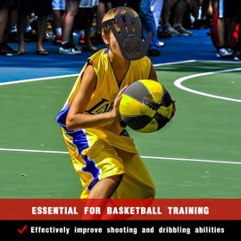 Headgear Blocking Guards Basketball Defensive Mask 2nd Generation 3D Eye-Blocking Shooting Dribble Mask Guard Shooter Jump Shot Basketball Associates Training Equipment (Shooting Style)