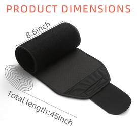 ellostar Waist Trimmer for Women & Men Tummy Control Band Waistline Body Shaper Sauna Sweatband, Sweat Shapewear, Workout Belt (Pink)