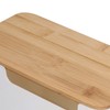 Cable Box Small Cable Management Box with A Wooden Lid