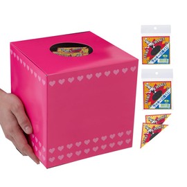 Lukan 061AM Pink Lottery Box Set with 200 Lottery Boxes, Lottery Box, 7.9 inches (200 mm), Lottery Ticket Set, Lucky Festival, Summer Festival, Festival Festival, School Festival