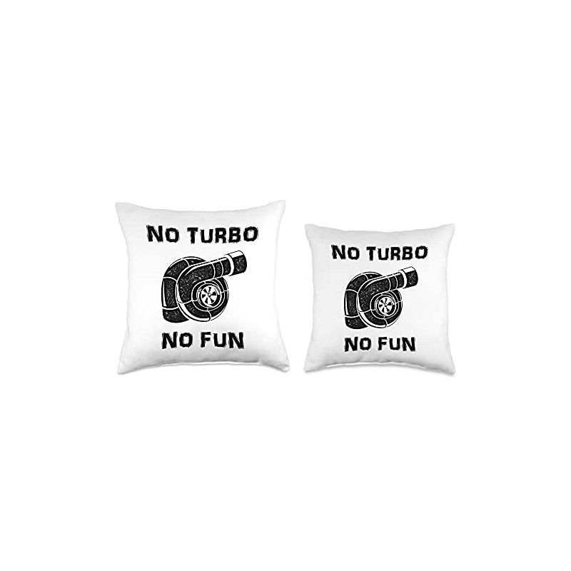 No Turbo, no fun! - Tuning Throw Pillow