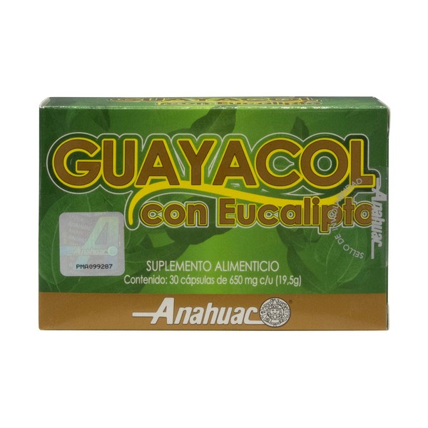 GUAYACOL CON EUCALIPTO 30 CAPSULAS
