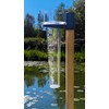 Generisch Koch Rain Gauge Transparent with Holder for Post or