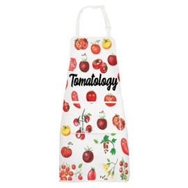 JNIAP Tomato Apron Tomato Lover Gift Tomato Farmer Apron Tomato Plant Apron Vegan Tomato Apron Tomatoes Queen Gifts (Tomatology)