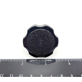 3/8" Thumb Screw Bolts with Black Round Clamping Knob Plastic Hex Head 304 Stainless Steel 3/8"-16 Standard Coarse Thread, Rust Proof, Indoor/Outdoor (2 Pack, Length: 1.5")