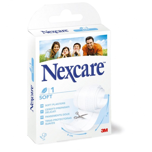 Nexcare N051B Soft Pflaster 8 cm x 1 m