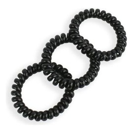 Black Hair Tie Women's Hair Tie Spring Hair Tie (WFIDUPO) / 머리끈 블랙 여성머리끈 스프링머리끈 (WFIDUPO)