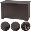 JungleA 30 Inches Wooden Storage Bench Lift Top Toy Chest