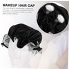 FOMIYES 3pcs Sleeping Hat Hair Loss Cap Headscarf Cap Bathing