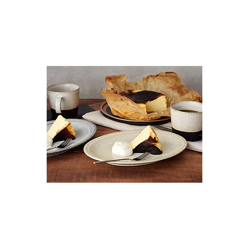 ic-022-01 Tableware East Dot Oval Plate, 9.4 inches (24 cm),