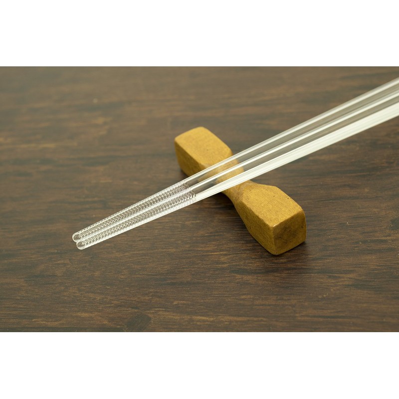 Aoba 523024 Chopsticks, Dishwasher Safe, Clear Chopsticks, Checkered Ultraman, Red,