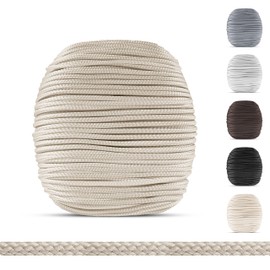 EFIXS Blind Cord 2.2 mm – Light Beige – 10-25 m – Here: 25 m – Premium Blind Pull Cord – Replacement Cord for Wood, Bamboo and Aluminium Blinds – High-Quality Blind Cord