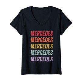 Womens Mercedes V-Neck T-Shirt