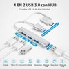 EMAGIE Hub USB C 3.0 6 en 1 Adaptador USB