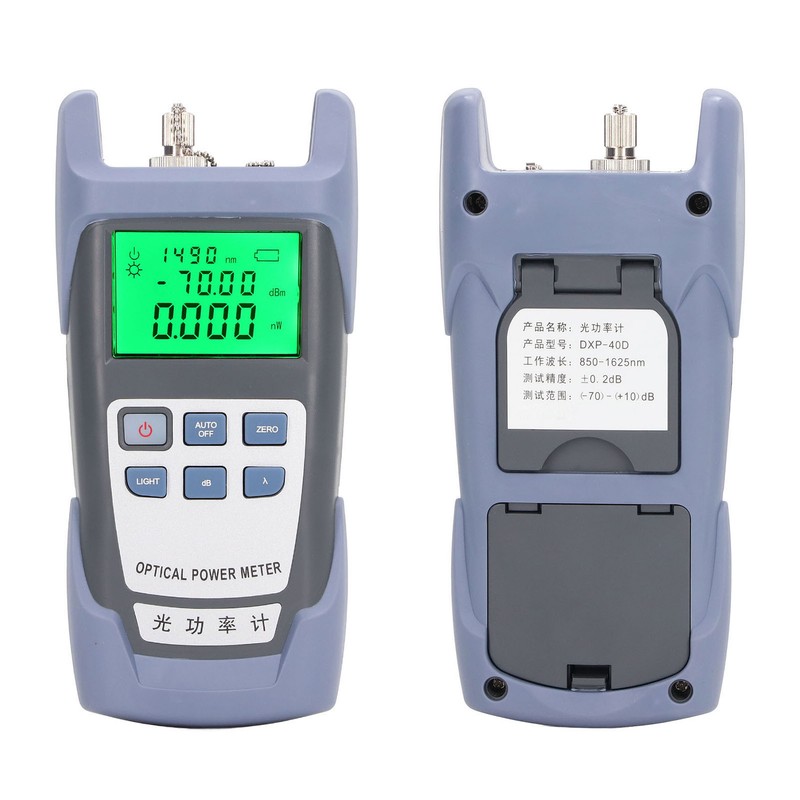 Optical Power Meter 7 Wavelengths Support Standard 2.5mm Interface Fiber