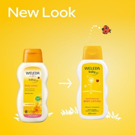 Weleda Baby Body Lotion, Calendula Moisturiser, Moisturising Cream for Baby, Delicate Skin, Dermatologically Tested, Gentle Protection, Developed by Professionals, 200ml