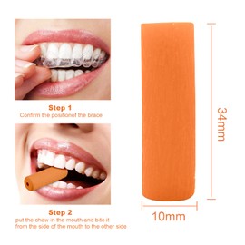 MIBICIRI Aligner Chewies for Trays, Invisible Braces, Orthodontic (20pcs/10bags)
