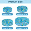 Docuwee Round Dog Pool Cover 32", Foldable Kiddie Solar Cover