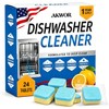 Enzyme Dishwasher Cleaner Tablets Ultra, 24 Count - Remover Odor
