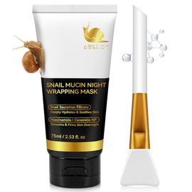 Mascarilla Nocturna Peel-Off Con Mucina De Caracol Y Colágeno(9000 Ppm)Para Hidratación Intensiva, Reparación De La Barrera Cutánea Y Reducción De... 