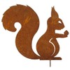ALEMIN Sitting Squirrel Rust Decoration, Garden Decoration, Rust, Squirrel Tree