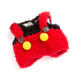 Doll Clothes(No Doll),Plush Clothes Accessories Cartoon Style Suit Animal Cosplay 2025 New Cute Set Red and Black