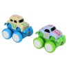 4pcs Pull Back Car Toys Cartoon Q Version Alloy Vehicle