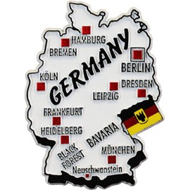 Germany Country Outline Refrigerator Magnet, Approximate Size 2 inch x 3 inch