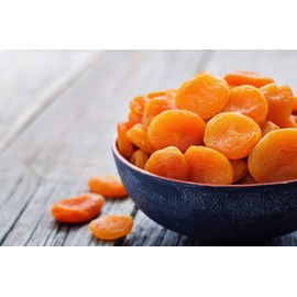 Turkish Dried Apricot, Gourmet Fresh Jumbo Size #1, Reseable Bags(1LB)