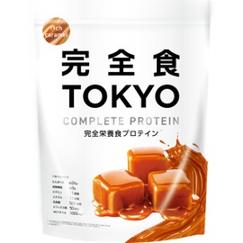 完全食TOKYO 完全栄養食 ソイプロテイン 765g ダイエット たんぱく質24g 食物繊維 30種の栄養 1食分のビタミン＆ミネラル26種 乳酸菌500億個 国内製造 MCTオイル (リッチキャラメル)