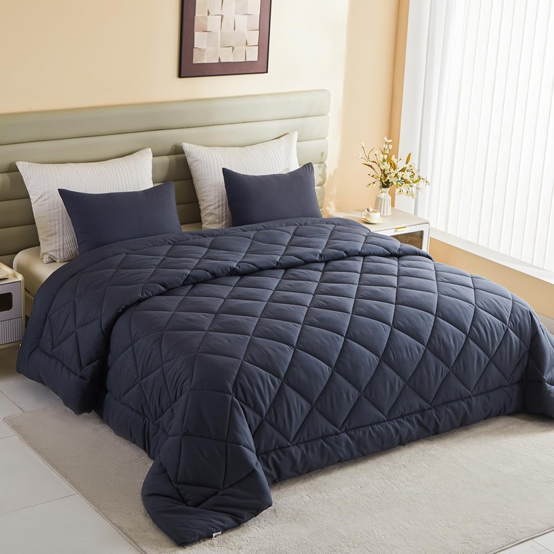MIOTO 132x120 Alaskan King Comforter, Extra Large King Size Comforter