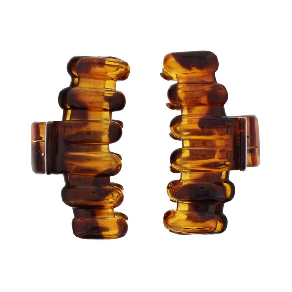 Zac's Alter Ego Pair of Tortoiseshell 7cm Clamps