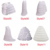 GRACEART 4-Loops Crinoline Underskirt Wedding Dress Petticoat, One Size, White