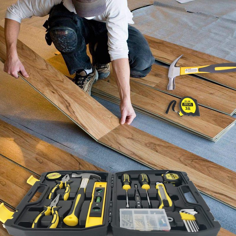 DOWELL Tool Kit Tool Set 116-Piece Household Tool Set Home