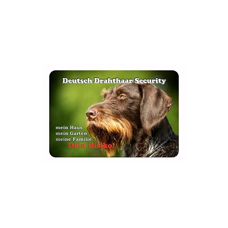 Merchandise for Fans Warning Sign 20 x 30 cm German