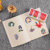1000 Pcs Hispanic Heritage Month Stickers, 2 Rolls with 16