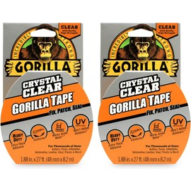 Crystal Clear Gorilla Tape 1.88"x27'-Clear2