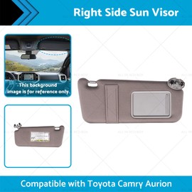 MAX COOL Right Driver Side Sun Visor Suitable for Toyota Camry Aurion 2007-2011 Replaces 74310-06750-E0