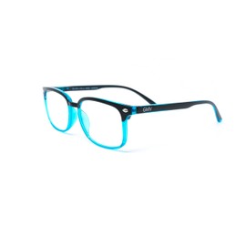 Gian Marco Venturi Unisex Varese Lesebrille, Schwarz-Hellblau, One Size