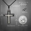 Boston Bay Diamonds Men's Cross Pendant Necklace in 316L Stainless