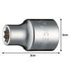 TONE Socket (8 Angle) 3E-5.5 Drive Angle 0.3 inch (9.5