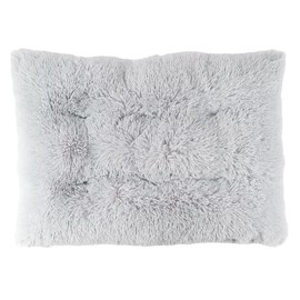 CAPT.SNOOZE Washable Crate Beds for Medium Dogs Calming Sleeping Anti Anxiety,Fluffy Soft Cozy Comfortable Dog Crate Bed for Travel Car Truck Rectangle Kennel Cage（31x22x4.5 inches，Light Grey）