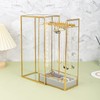 Glass Necklace Organizer Holder, Jewelry Organizer Necklace Holder with Hanging