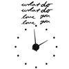 Innovative DIY Wall Clock Stylish Mirror Surface Sticker Clock Modern
