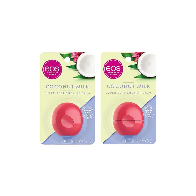 EOS - Bálsamo labial de karité súper suave, leche de