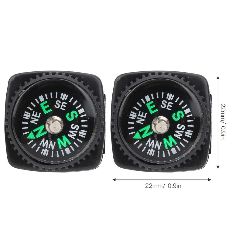 25PCS Button Compass Survival, Watch Band Compass, Mini Compass, Watch